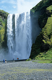 Skogafoss waterfall, Iceland.
