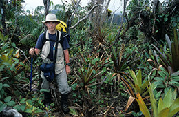 Rowan Castle trekking to Pico da Neblina, Brazil.