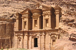 The Monastery at Petra, Jordan.