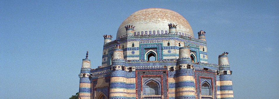 The Tomb of Bibi Jawindi at Uch Sharif, Pakistan.