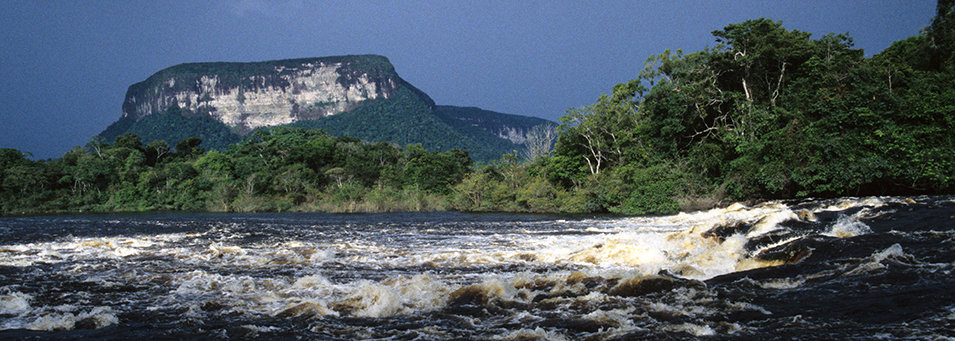 Storm clouds gather at Iguanameru, Venezuela.