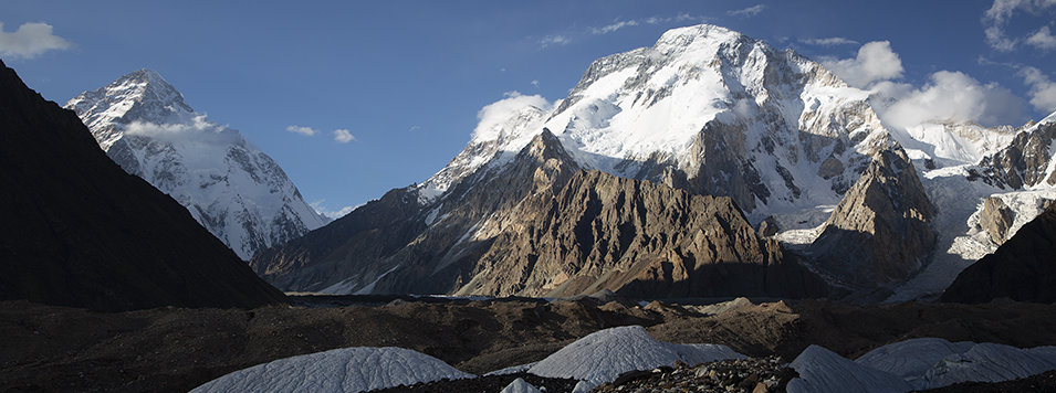K2 and Broad Peak from Concordia, Pakistan.