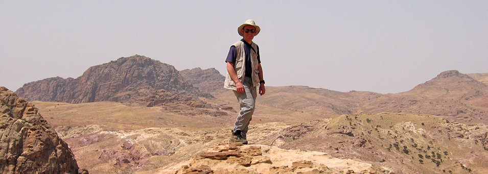 Rowan Castle at the Sacrificial High Place, Petra, Jordan.