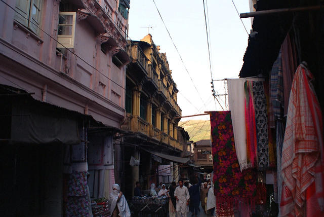 The bazaar at Abbottabad