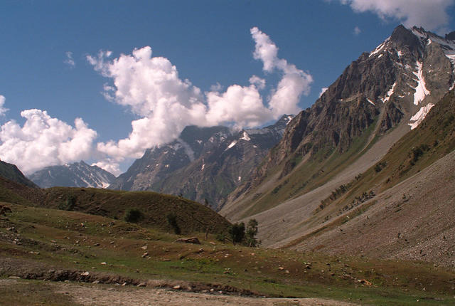 Looking back down the Naltar Valley